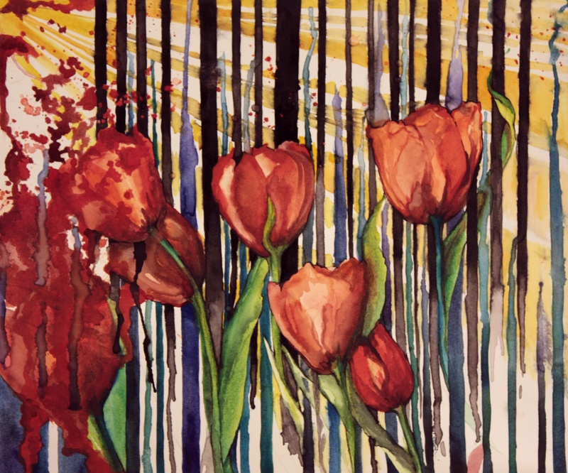 "blood and tulips"